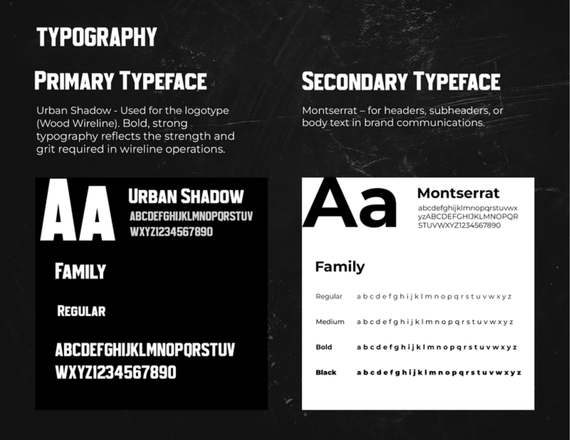 Wood Wireline brand book page 6