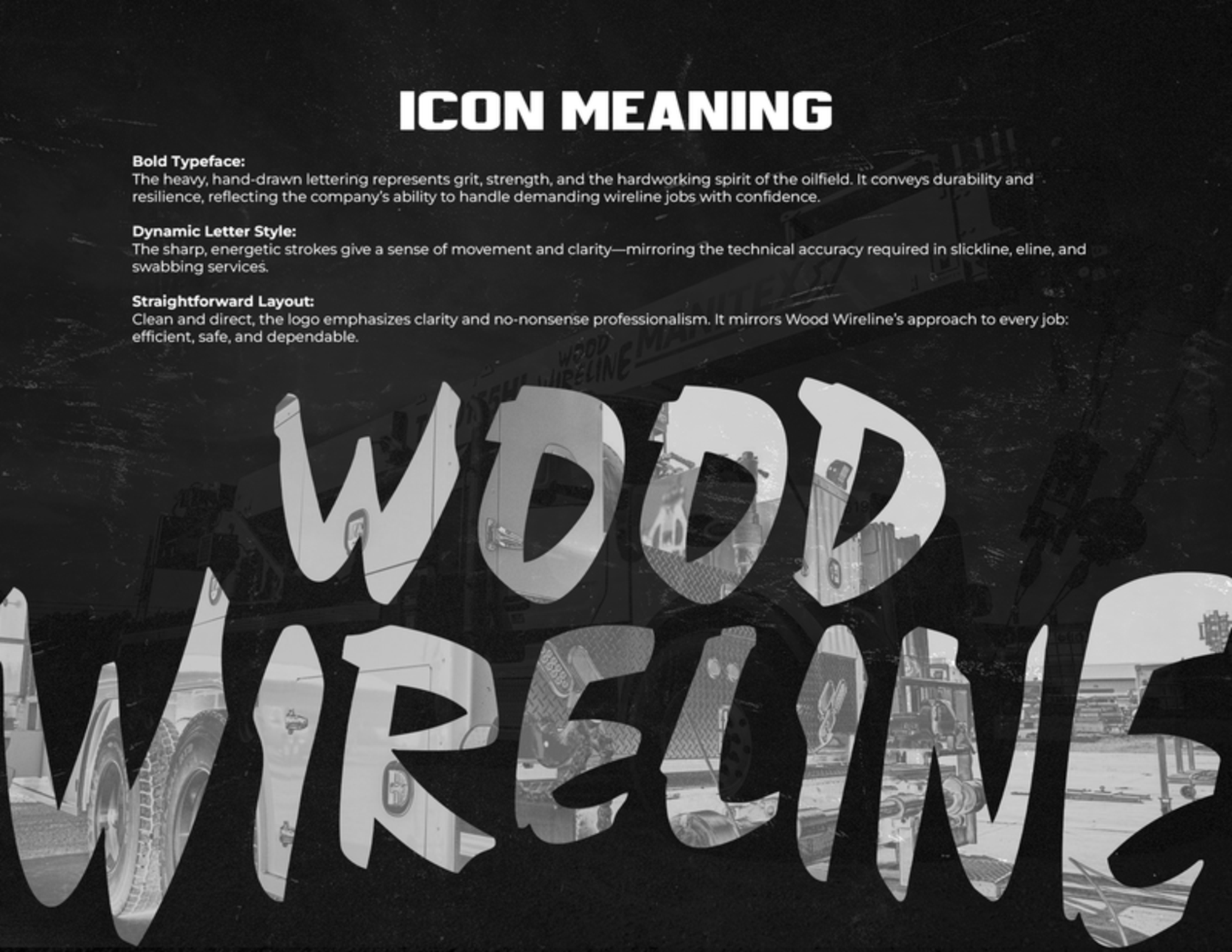 Wood Wireline brand book page 7