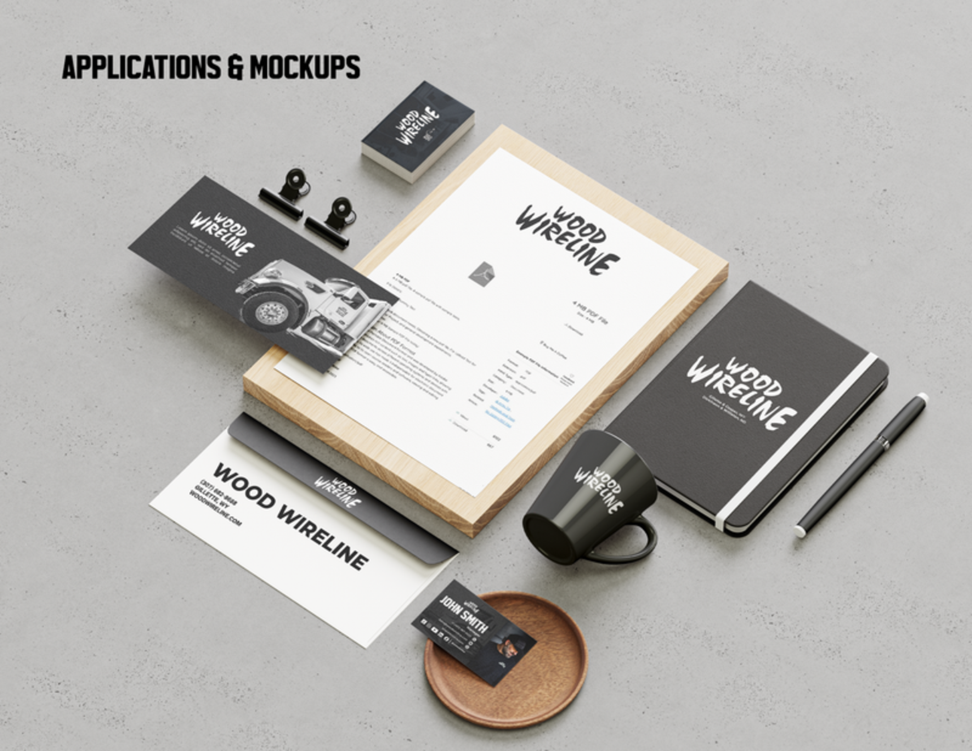 Wood Wireline brand book page 9