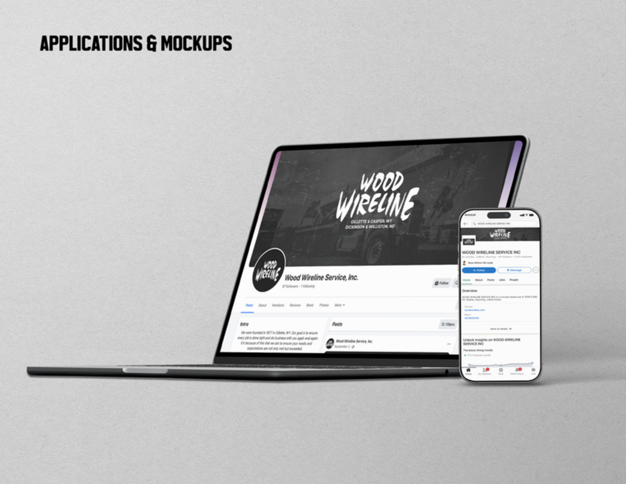 Wood Wireline brand book page 10